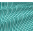 thumbnail image 5 of oneOone Viscose Jersey Turquoise Blue Fabric Stripe Block Fabric For Sewing Printed Craft Fabric By The Yard 60 Inch Wide, 5 of 5