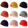 thumbnail image 2 of Viworld Men women Winter Warm Beanies Female Knitted Beanie Cap Hip Hop Hat Adult Beanie Casual Short Thread Elastic Unisex Hats, 2 of 5
