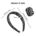 thumbnail image 2 of Aro de pelo Diadema con banda para el cabello de esponja elegante, accesorio para el cabello para mujeres y niñas, diadema cómoda y moderna, 2 of 8