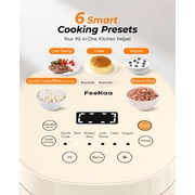 Rice Cooker Small, 3-Cup Uncooked (6-Cup Cooked), Compact Mini Rice Cooker Small Kitchen with Ceramic Coated Inner Pot, Rice Maker with 6 Menu Options, 12H Delay Timer, Low Temperature Cooking
