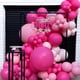 thumbnail image 4 of Kit de arco de globos Awenztech Hot Pink con 120 globos de látex, 4 of 7