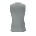 thumbnail image 4 of Nmnitkp Mens Tank Top Elastic Fabric Tank Tops Men Soft Performance Boxing Gym Shirts Plain Muscle Tee Gray,M, 4 of 6