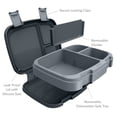 thumbnail image 4 of Bentgo Fresh Leak-Proof Versatile 4-Compartment Bento-Style Lunch Box with Removable Divider for Teens and Adults, Charcoal, 4 of 8