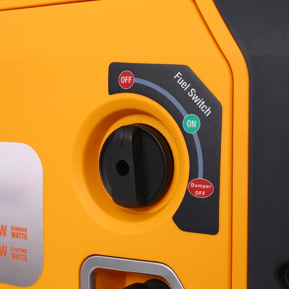 Danolapsi 3500 W Portable Inverter Generator, Portable Generator Gas Powered With CO Sensor, 120V 30 Amp RV Outlet, 2 120V 20 Amp Outlets, 2 5V DC USB Outlets, DC12V Socket