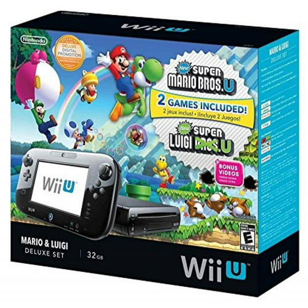 Rubber vasthouden Absorberen Wii U 32 GB Deluxe Set Bundle - Walmart.com