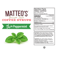 thumbnail image 5 of Matteo's Sugar Free Coffee Syrup, Peppermint, 750mL, 0 Calories, 0 Sugar, (Single Bottle), 5 of 5