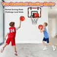 thumbnail image 6 of JUGAAD LIFE Basketball Hoop for Kids with Electronic Scoreboard, Indoor over the Door Mini Basketball Hoops with LED Lighting and Sounds, Basketball Toys Gifts for Boys Girls-Red, 6 of 8