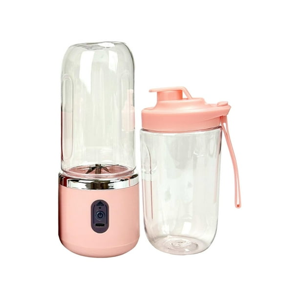 Licuadora portátil Soledad mini de frutas Doble Rosa para Exteriores Interior Oficina Deportes