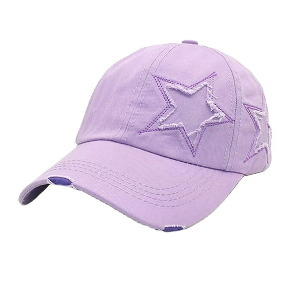 Ripped Baseball Cap: Washed Retro Sun Shade Duck Cap, Soft Top Vintage Cap, Mens Hat
