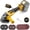 Yellow, variant on 20V Brushless Cordless 4-1/2 inch Angle Grinder, 9000 RPM, lock-on Switch, Compatible with Dewalt 20V Battery (Bare Tool)