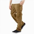 thumbnail image 3 of UAYOTSE Teen Boys Breathable Cargo Pants Drawstring Waist Relaxed Fit Trousers Sizes 11-13, 3 of 8