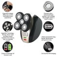 thumbnail image 5 of THEMANCODE 5-in-1 Head Shaver for Bald Men, 4D Electric Rotary Razor, Cordless Wet & Dry Waterproof, Rechargeable Grooming Kit with Precision Blades, Nose Trimmer & Facial Brush, Father's Day Gift, 5 of 9