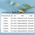 thumbnail image 3 of Amidoa&nbsp; Girls Jeans Shorts Elastic Waist Casual Wide Leg Baggy Sports Summer Kids Denim Shorts Light Blue Size 5T, 3 of 9