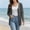 Gray, variant on Convertible Coats for Women Adaptable Spring Jackets Work Jacket Button Coats Cocoon Beige Long Sleeve Mid-Length Winter Coats for Women