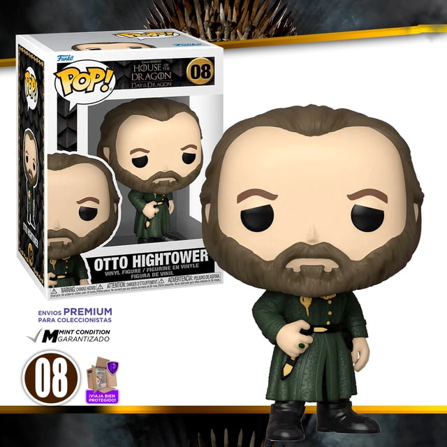 Funko Pop Otto #08 La Casa Del Dragon Figura Original Funko Otto Hightower House Of The Dragon