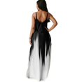 thumbnail image 4 of Femmes Été O-Cou Imprimé Fleurs Sans Manches Grande Taille Pull Robes Longues, 4 of 6