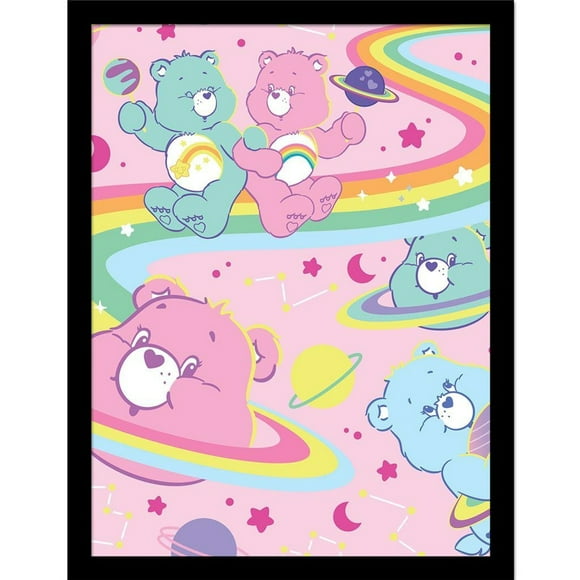 Care Bears Space Rainbow Rainbow Framed Poster