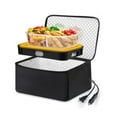 thumbnail image 3 of Portable Oven - 12V/24V/110-120V Mini Food Warmer, 80W Electric Heated Lunch Box for Travel, Car, Truck, Hotel, and Office Use, 3 of 6