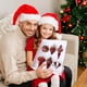 thumbnail image 5 of xihome Juego de 6 adornos navideños de bolas con acabado chapado y detalles pintados a mano en formas variadas para decorar el rbol de Navidad., 5 of 6