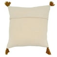 thumbnail image 4 of Fennco Styles Embroidered Wild Flowers with Tassel 100% Cotton Decorative Throw Pillow, 4 of 6