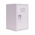thumbnail image 6 of Max & Finn Casey Kids Stackable Mini Metal Storage Locker, Lavender, 6 of 14