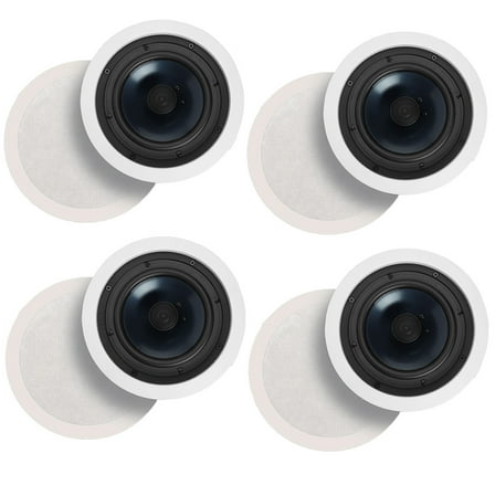 Polk Audio RC60i 2 Way In Ceiling Speakers - 4 Pack (White)