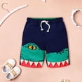thumbnail image 2 of Mercatoo 2024 Children Summer Short Pants Boys Cartoon 𝐂rocodile Print Daily Casual Shorts Baby Beach Sports Shorts, 2 of 8