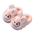 thumbnail image 3 of Cute Girls' Fuzzy Slippers Lovely Anime Soft Anti-slide Safe Slip-on Slipper Warm Winter House Slippers with Flat Sole Indoor Winter Fashion Footwear, 3 of 6