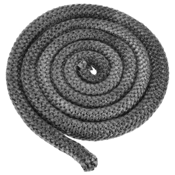 Uxcell Wood Stove Gasket, 1" x 86.6" Round Fiberglass Seal Rope for Fireplace Door/Wood Stoves [Black]