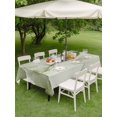 thumbnail image 5 of Outdoor Tablecloth with Umbrella Hole, Marble Sage Green Spillproof Waterproof Outdoor Table Cover, Modern Abstract Ink Painting Luxury Patio Tablecloths for Party Picnic Camping, Rectangle 54"x80", 5 of 9