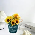 thumbnail image 6 of Sruoe Plant Pots with Handles, 5.12in Flower Pots, Decorative Metal Plant Pot, Indoor Outdoor Planters for Home Garden, Balcony, Patio, Farmhouse Home Decor, 6 of 7