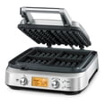 thumbnail image 1 of Breville BWM640XL Smart 4-Slice Waffle Maker, Silver, 1 of 4