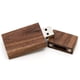 thumbnail image 4 of Unidad flash EASTBULL 4GB x 20 USB 2.0 de madera de nogal marrón oscuro, 4 of 7