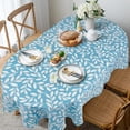 thumbnail image 2 of Modern Oval Tablecloth for Oval Table Waterproof Table Cloths for Dining Room Indoor Outdoor Home Decorative Table Cloth-60x84in, 2 of 6