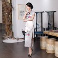 thumbnail image 1 of nuevo encantador chino mujer vestido largo cheongsam vestido de noche qipao tamaño S-6XLpangjing, 1 of 4