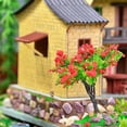 thumbnail image 5 of Creative DIY hut Chinese rural retro building model handmade house mountain house grass house ornaments gift, 5 of 5