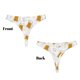 thumbnail image 3 of Balery Beer Tangas de Algodón para Mujer con Estampado – Ropa Interior Sexy, Transpirable, G-string-Small, 3 of 6