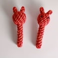 thumbnail image 3 of Rabbit Dog Toy Training Handmade Weaving Dog Teething Rope Toy Puppy Chew Toy, 3 of 10