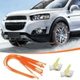 thumbnail image 5 of Snow Chains for Car Tires - Zip Tie Snow Chains & Tire Chains for Cars, 2026 Upgraded Universal Anti-Skid Traction Cables, Reusable for Trucks, SUVs, Ideal for Winter Icy & Snowy Roads, 5 of 5