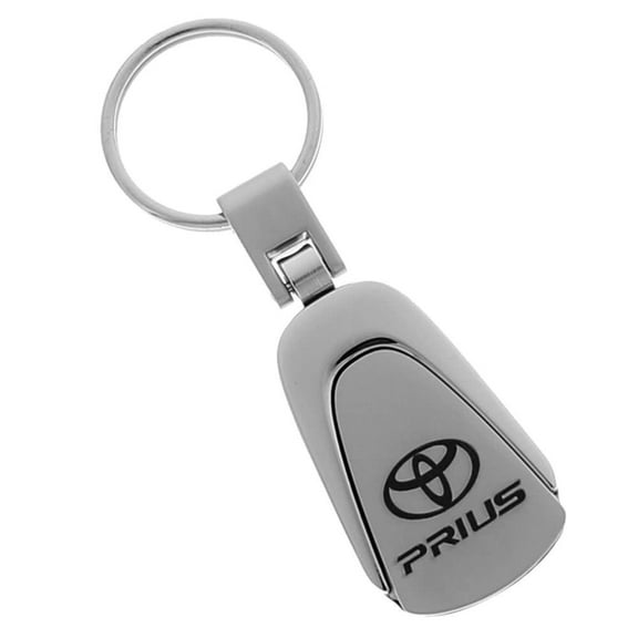 Toyota Prius Keychain & Keyring - Silver Teardrop