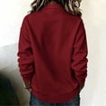 thumbnail image 7 of XuJwPNcy Womens Sweatshirt Lightweight Button Long Sleeve Tops Comfortable Collar Clothes Fall Fashion Outfit Clothing, 7 of 7