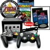 GameCube Zelda Collector's Edition & Mario Kart Bonus Bundle, Black