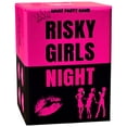 thumbnail image 1 of Risky Girls Night - Divertido juego de fiesta para noches de damas: 150 preguntas picantes y divertidos desafíos Juegos para beber - Regalos para despedidas de soltera antes de las fiestas de cumpleañ, 1 of 5