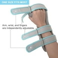 thumbnail image 3 of Hand Splint Support,Anti-Spasticity Finger Splint Stroke Rehab Equipment,Adjustable Finger Orthoticsfor Stroke/Hemiplegia &Traumatic Brain Injury 000 0705 (Color : Left, Size : Large), 3 of 5