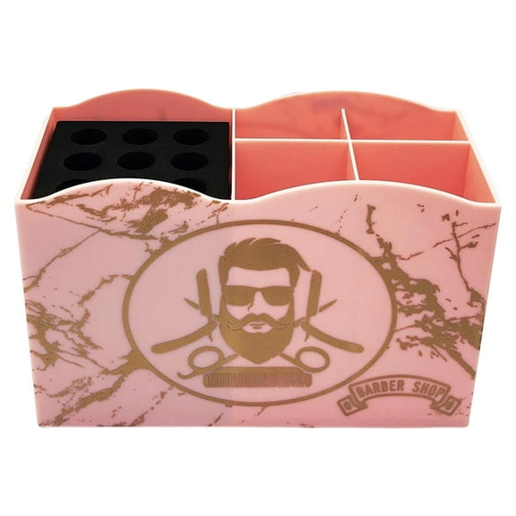 Hairdressing Tool Storage Box Removable Large Capacity Holder Cosmetic Pink