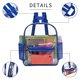 thumbnail image 3 of Mochila transparente PVC estadio MAY TREE mini mochila resistente agua Azul, 3 of 3