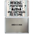 thumbnail image 2 of QIONGQI Funny Making Memories One Campsite at a Time Metal Tin Sign Wall Decor Farmhouse Rustic Camp Signs for Home Garage Men Cave Yard Decor, 2 of 8