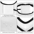 thumbnail image 6 of Retro Vintage Cassette Tape Reusable Grocery Bags Shopping Totes Foldable Washable Pouch Handbag Storage Bag, 6 of 7
