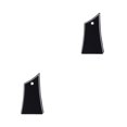 thumbnail image 2 of Monstrate Cubierta de varilla de armadura de 5 piezas, buen sellado, placa de varilla conveniente, diferentes formas para piezas de accesorios de Negro/Brillante 2Conjunto, 2 of 6