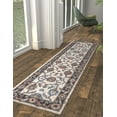 thumbnail image 3 of Rugs.com Eco Traditional Collection Rug – 12 Ft Runner Ivory Medium Rug Perfect For Hallways, Entryways, 3 of 9
